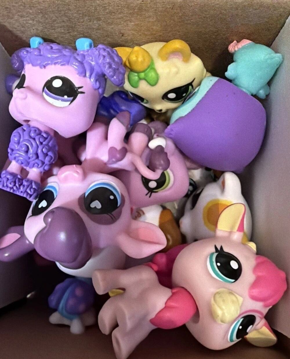 Littlest Pet Shop LPS Generation 7 Mixed Lot Basic Fun Bobblehead Figures G7 Euc